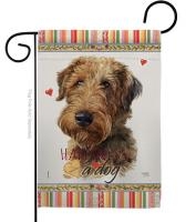 Welsh Terrier Happiness Garden Flag