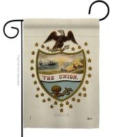 Coat Of Arms Of Oregon Garden Flag