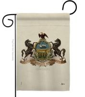 Coat Of Arms Of Pennsylvania Garden Flag