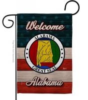 Welcome Alabama Garden Flag