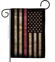 Thin Pink Line Garden Flag