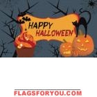 3' x 5' Happy Hallowen Pumpkins Decorative Flag