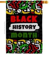 Celebrate Black History Decorative House Flag