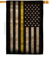 Thin Yellow Line House Flag