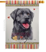 Labrador Happiness House Flag