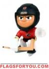 Calgary Flames Lil' Teammates Series 2 Goalie 2 3/4" tall