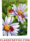 Ladybugs House Flag