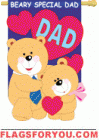 applique Love Dad House Flag - 4 left