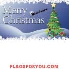 3' x 5' Merry Christmas Tree Decorative Flag