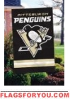 Pittsburgh Penguins Applique Banner Flag 44" x 28"
