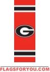Georgia Bulldogs Post Banner 30" x 11"