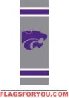 Kansas State Wildcats Post Banner 30" x 11"