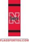 Nebraska Cornhuskers Post Banner 30" x 11"