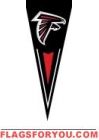 Falcons Yard Pennants 34" x 14"