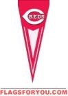 Reds Yard Pennant 34" x 14"