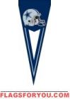 Cowboys Yard Pennants 34" x 14"