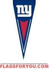 Giants Yard Pennants 34" x 14"