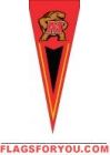 Maryland Terrapins Yard Pennant 34" x 14"