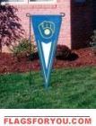 Brewers Retro Yard Pennant 34" x 14"