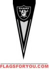 Raiders Yard Pennants 34" x 14"