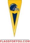 Chargers Yard Pennants 34" x 14"
