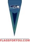 Seahawks Yard Pennants 34" x 14"