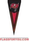 Buccaneers Yard Pennants 34" x 14"