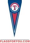 Rangers Yard Pennant 34" x 14"
