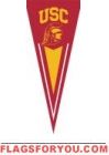 USC Trojans "Trojan Head" Yard Pennant 34" x 14"