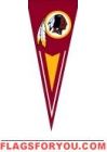 Redskins Yard Pennants 34" x 14"