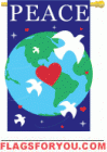 Peace Garden Flag