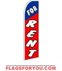 For Rent Wind Feather Flag 3' x 11.5'