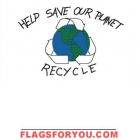 3' x 5' Recycle Decorative Flag