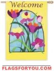 Spring Welcome House Flag