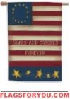 Stars & Stripes Americana House Flag