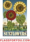 Sunflowers House Flag