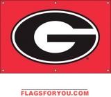 Georgia Bulldogs Fan Banner 2' x 3'