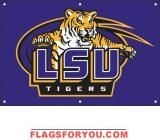 LSU Tigers Fan Banner 2' x 3'