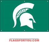 Michigan State Spartans Fan Banner 2' x 3'