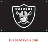 Raiders Fan Banner 2ft x 3ft