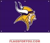 Vikings Fan Banner 2ft x 3ft