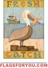 Fresh Catch Garden Flag