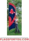 Red Sox Tall Team Flag 8.5' x 2.5'
