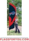 Bills Tall Team Flag 8.5' x 2.5'