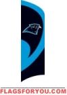 Panthers Tall Team Flag 8.5' x 2.5'