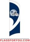 Cowboys Tall Team Flag 8.5' x 2.5'
