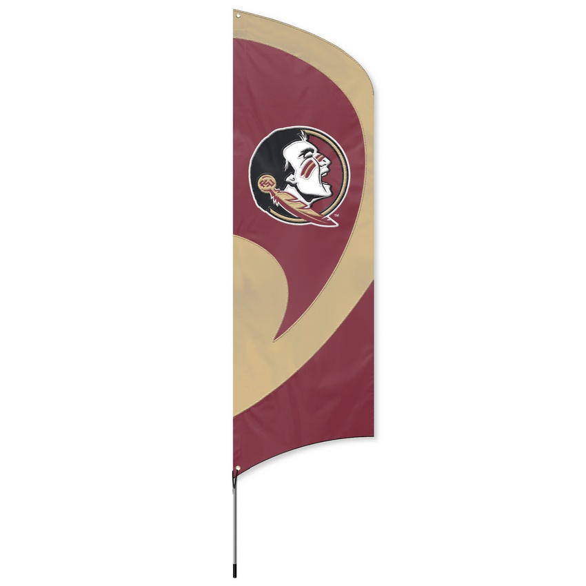 Florida State Seminoles Tall Team Flag 8.5' x 2.5'