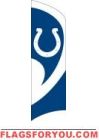 Colts Tall Team Flag 8.5' x 2.5'