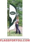 Jets Tall Team Flag 8.5' x 2.5'