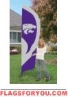 Kansas State Wildcats Tall Team Flag 8.5' x 2.5'